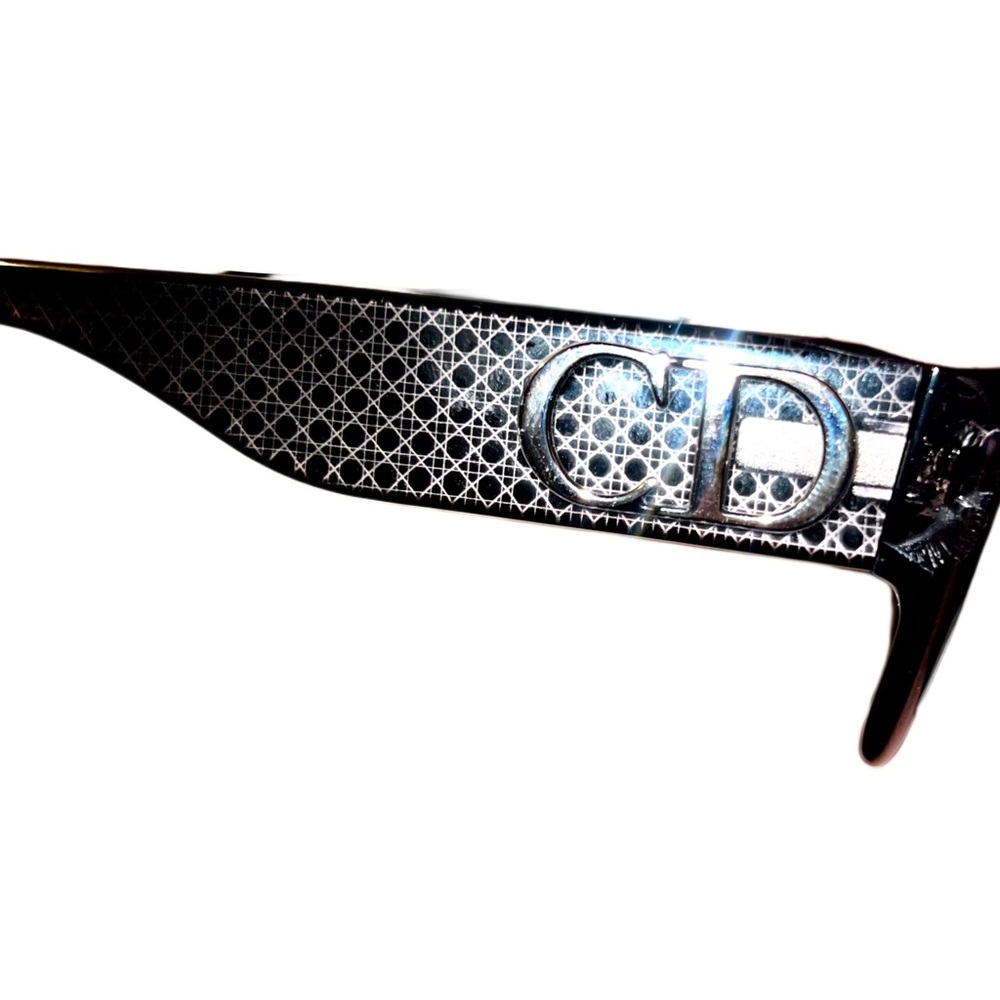 CHRISTIAN DIOR DDior Black & Silver 54 mm Sunglasses - Picture 6 of 11